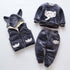Winter plus velvet padded sweater three-piece set